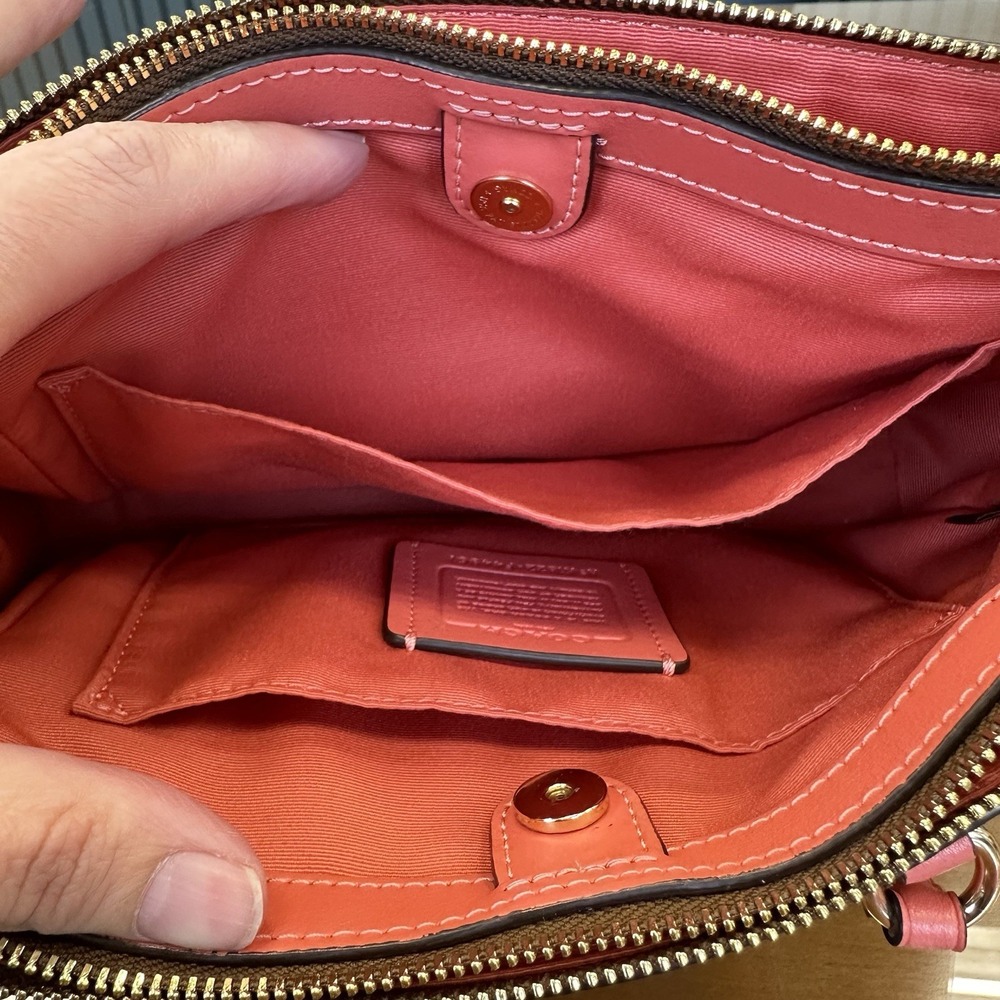 Coach Multicolor Floral Print Signature Coated Canvas and Leather Mini Surrey - Picture 8 of 10